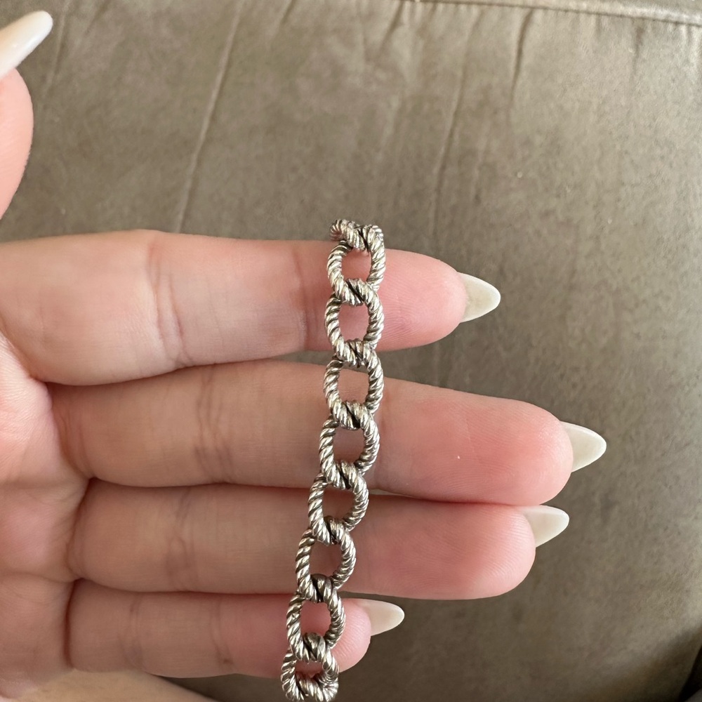 Sterling Silver Rope Chain bracelet